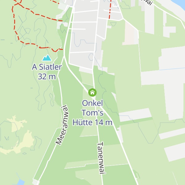 Map of Onkel Tom's Hütte