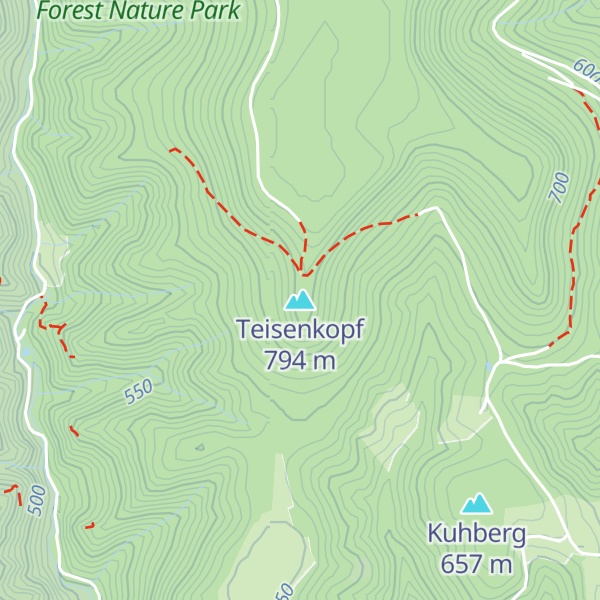 Map of Teisenkopf