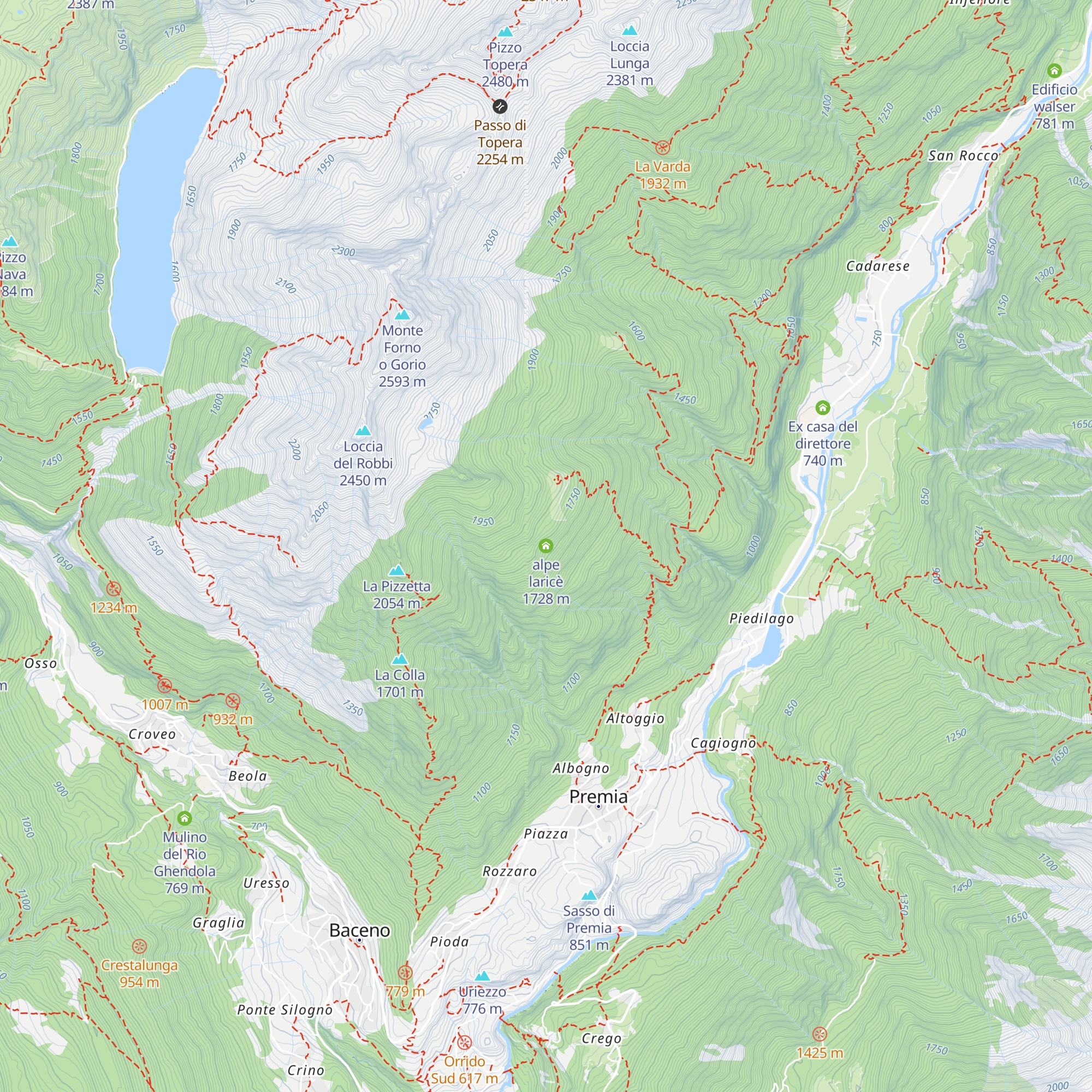 alpe laricè map