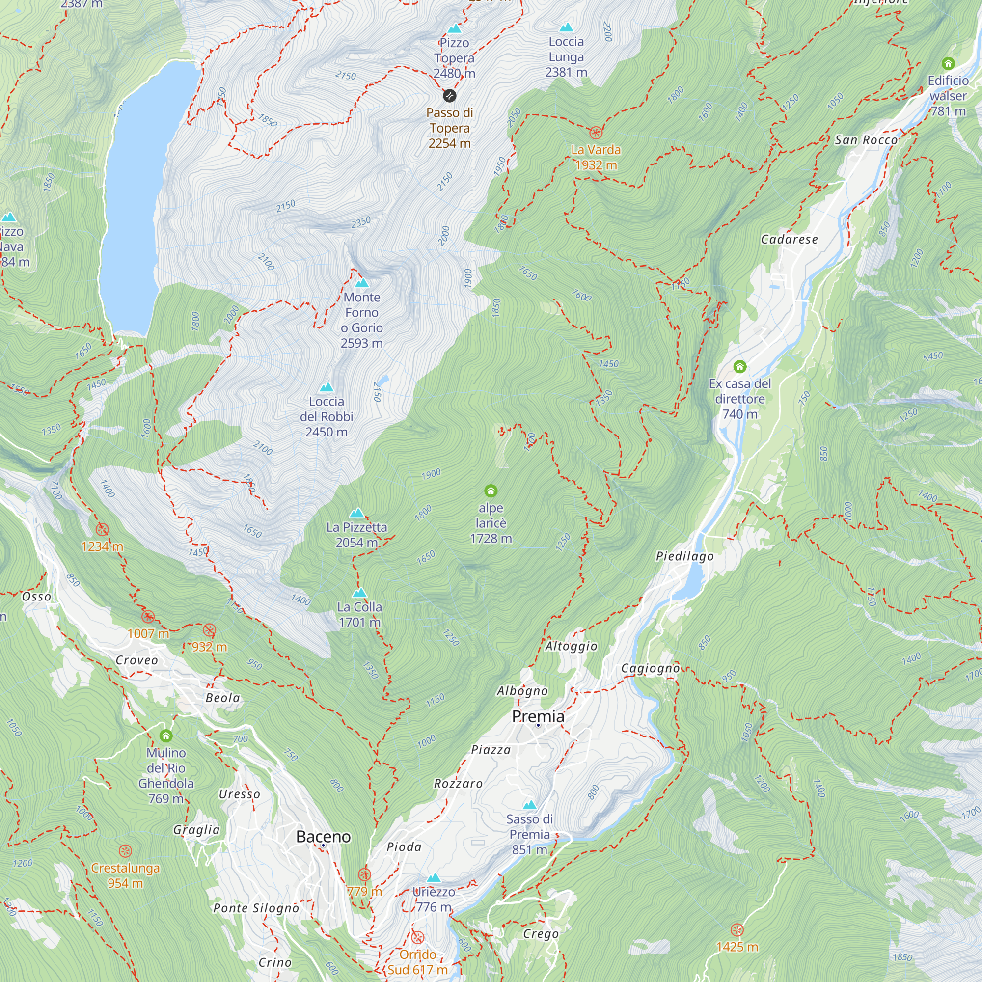 alpe laricè map