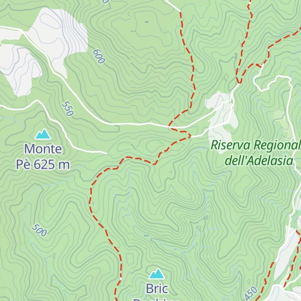 Map of Bric Ramà
