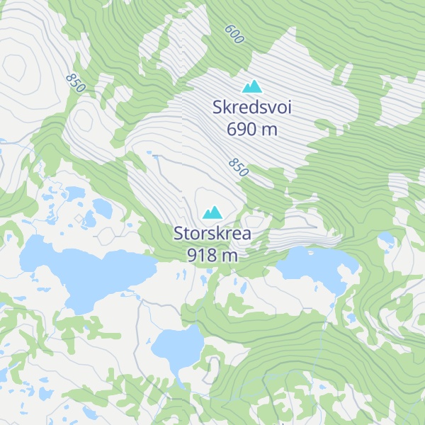 Map of Storskrea