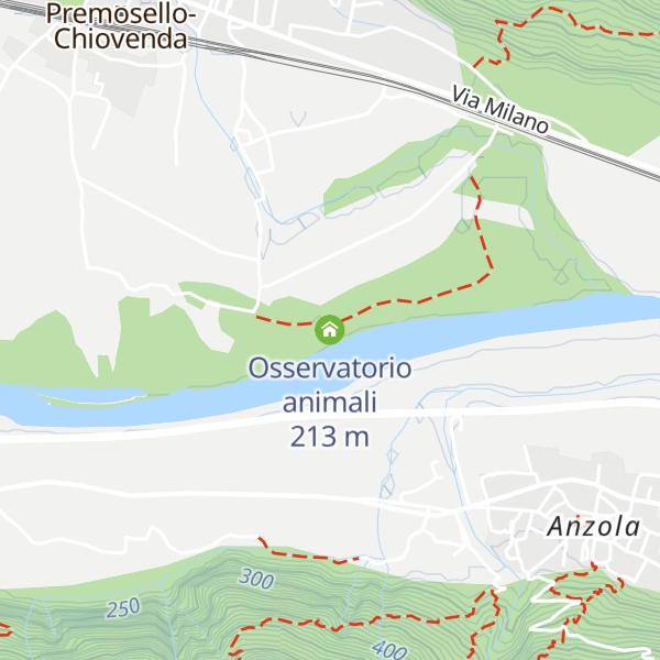 Map of Osservatorio animali