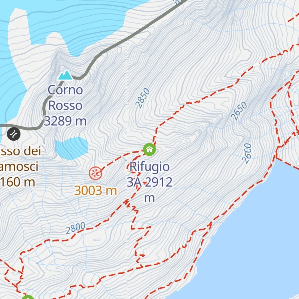 Map of Rifugio 3A