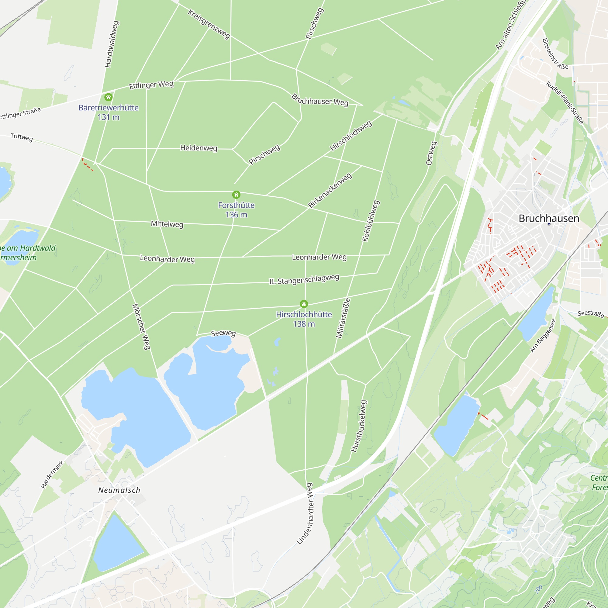 Hirschlochhütte map
