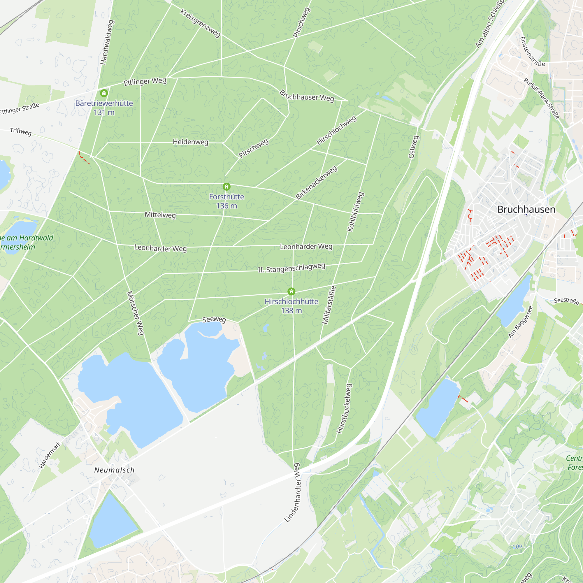 Hirschlochhütte map