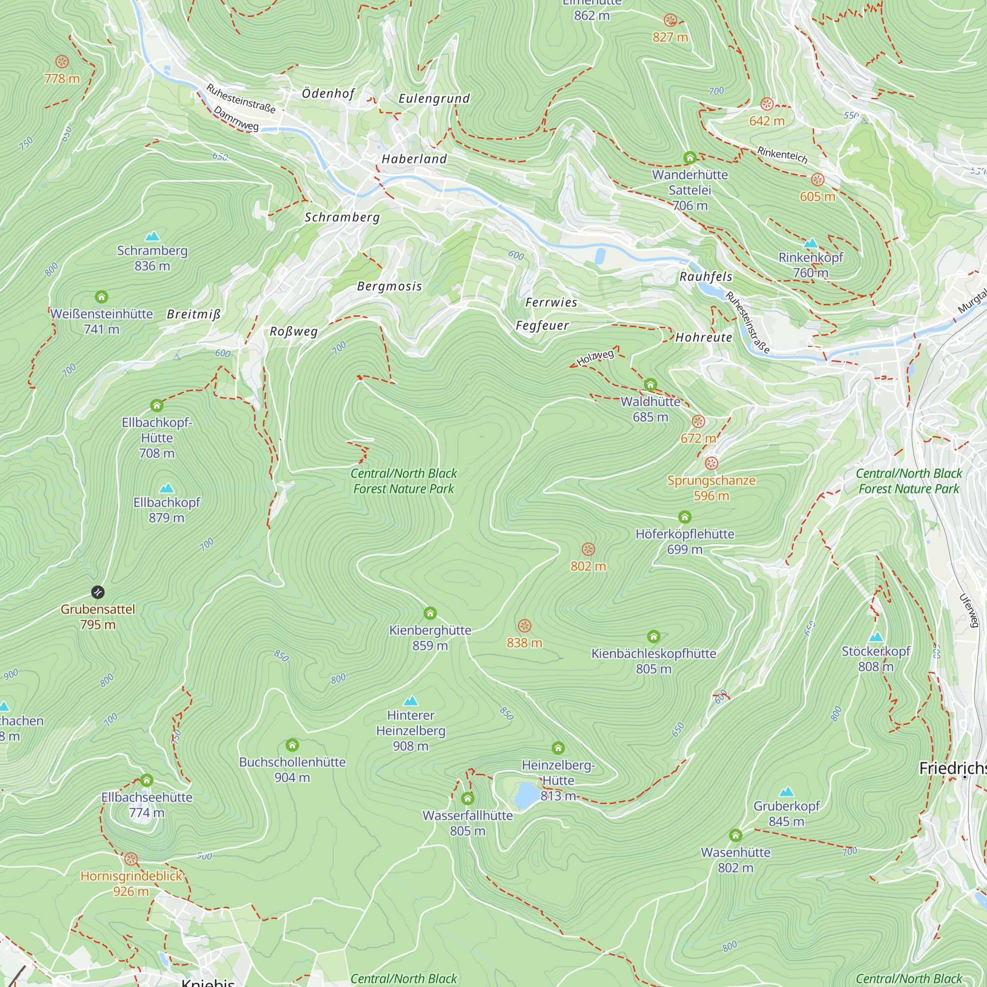 Jörgles-Hütte map