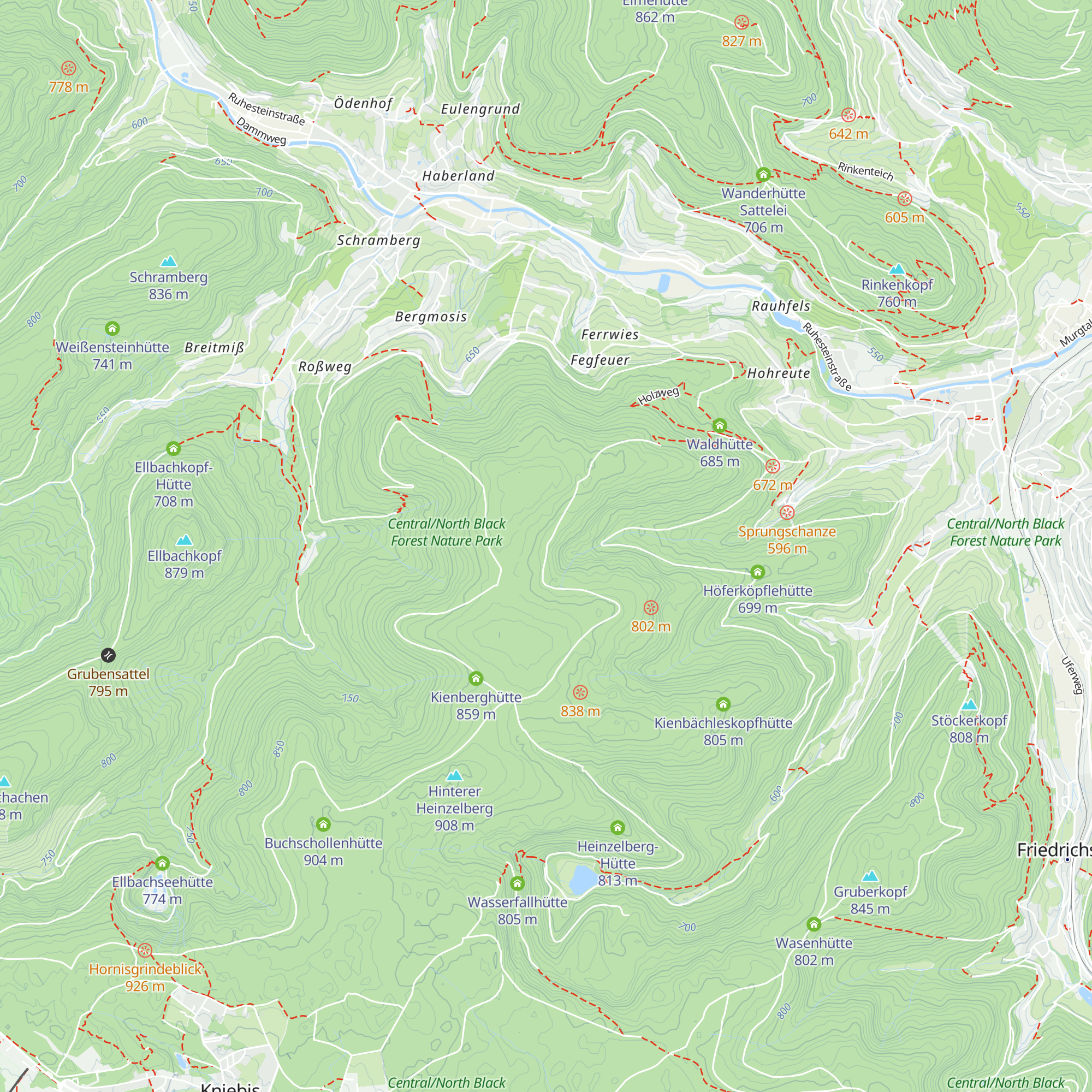 Jörgles-Hütte map