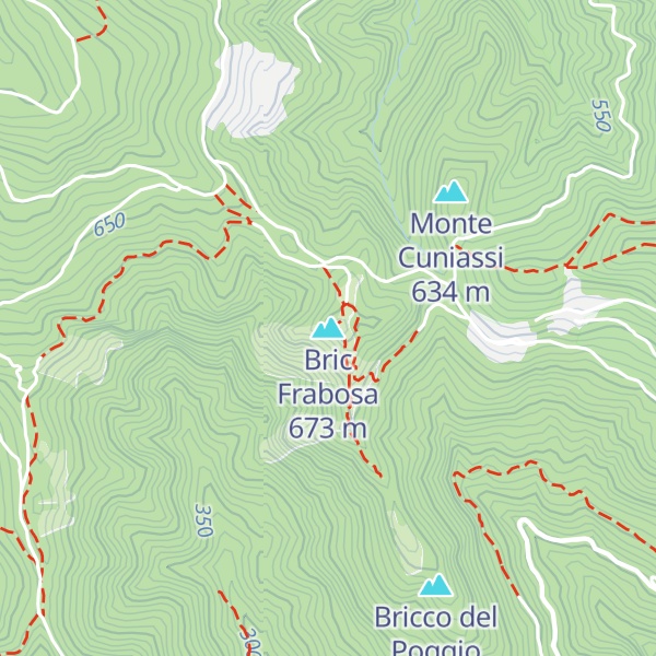 Map of Bric Frabosa
