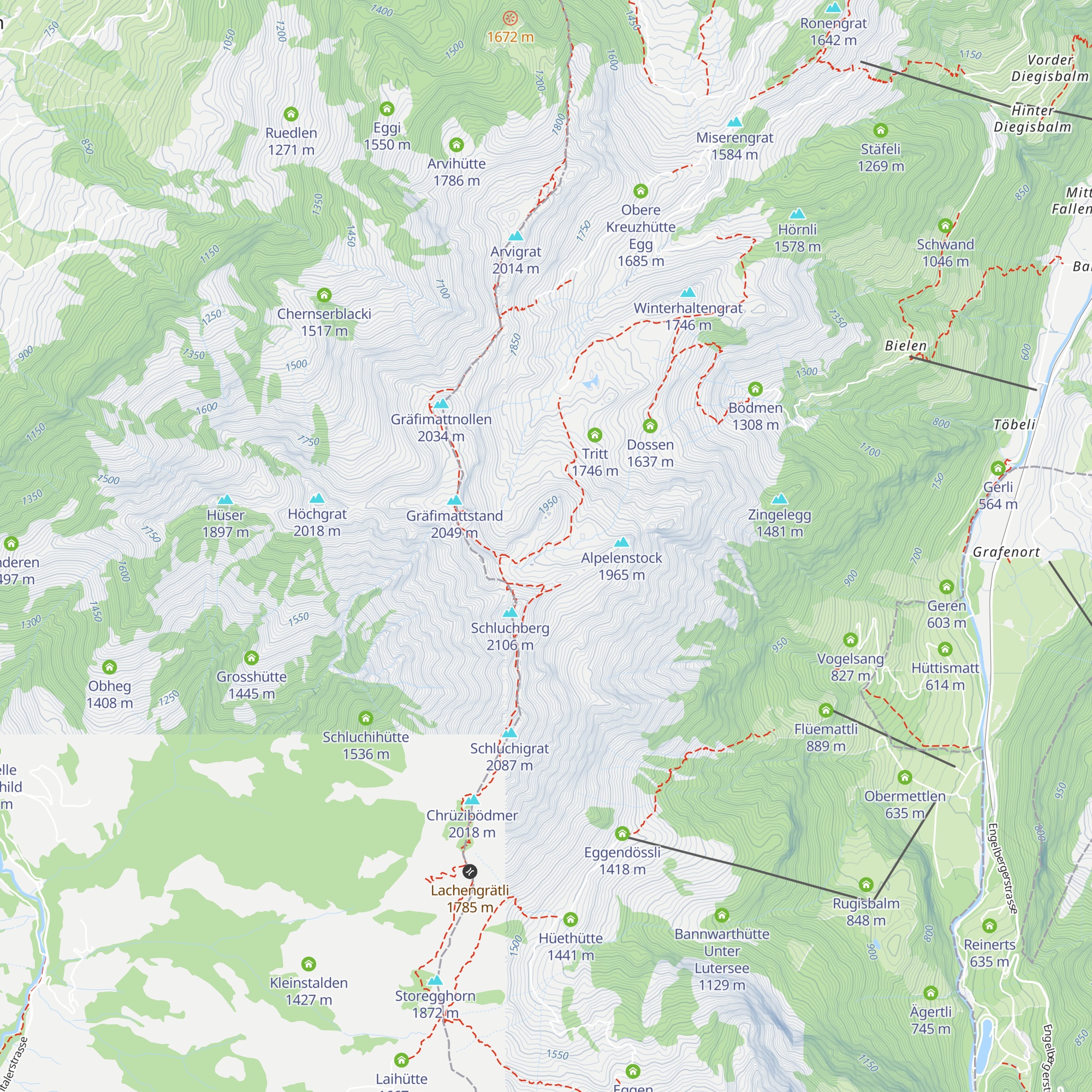 Laucheren map