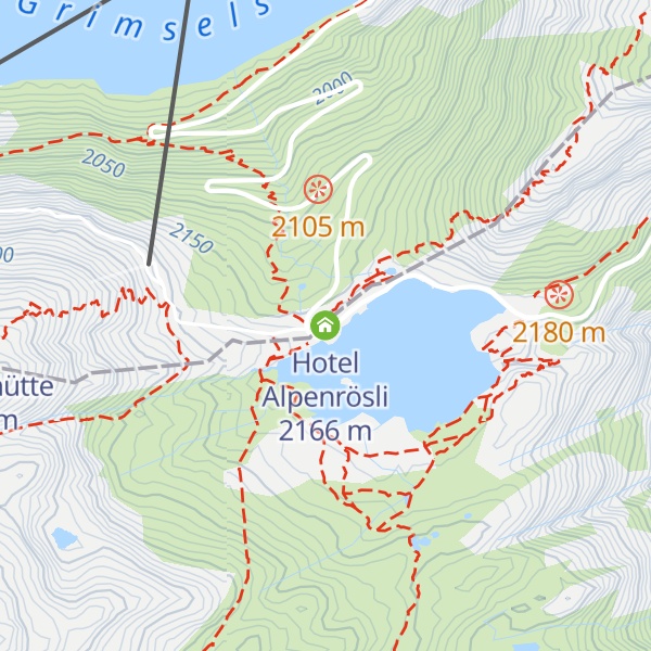 Map of Hotel Alpenrösli