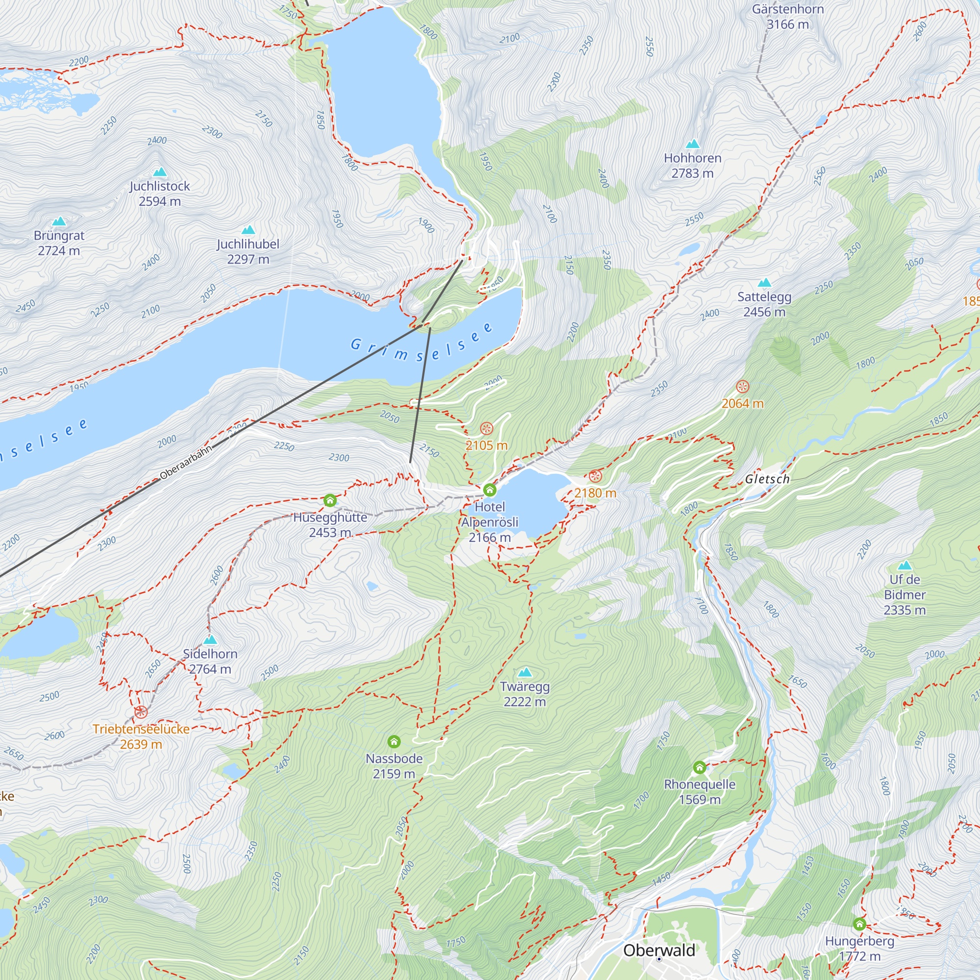 Hotel Alpenrösli map