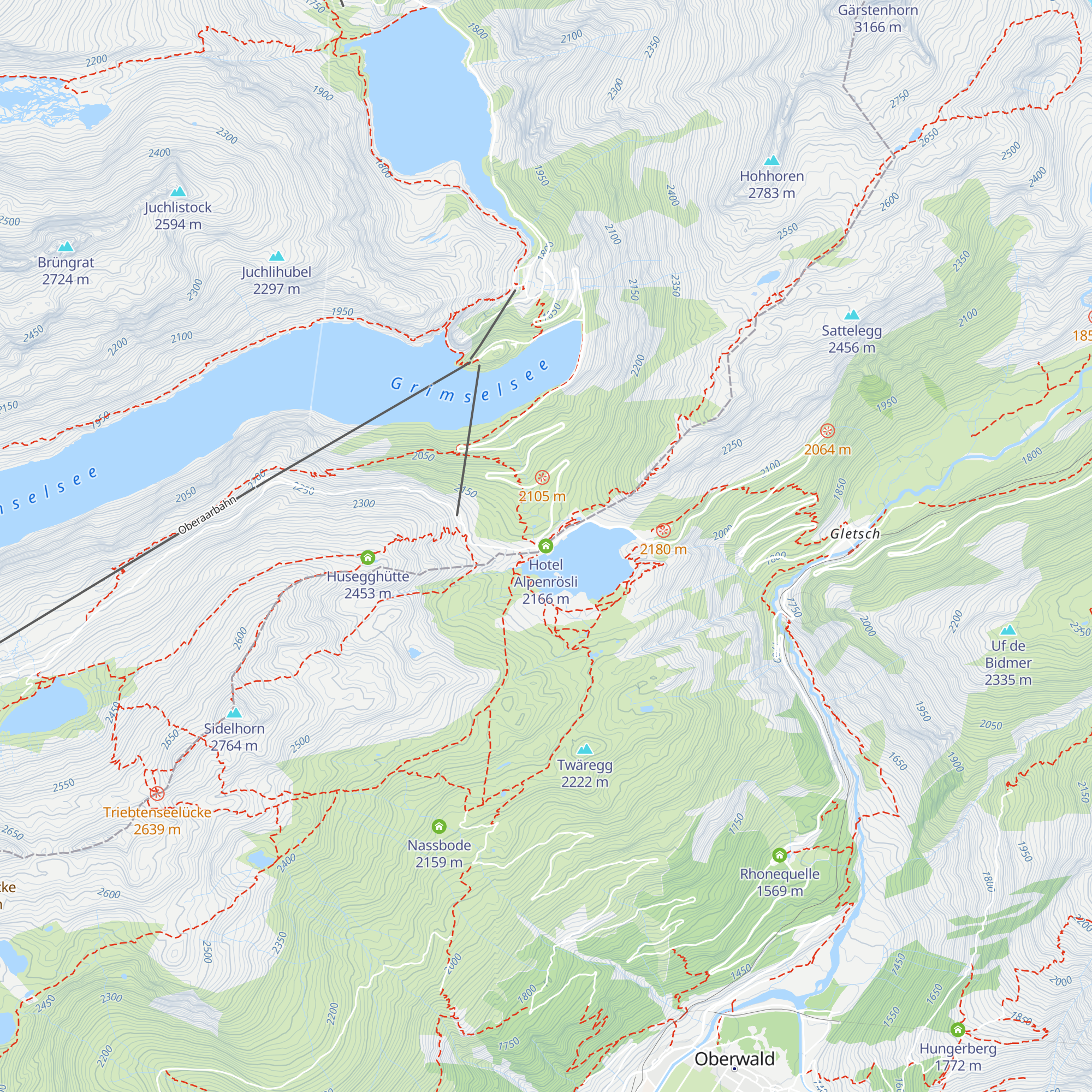 Hotel Alpenrösli map
