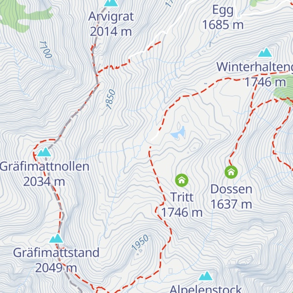Map of Chälenhütte