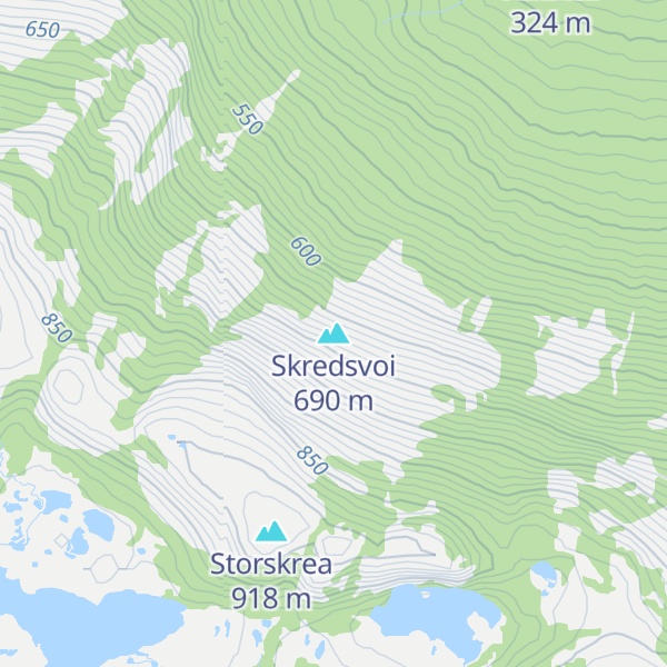 Map of Skredsvoi