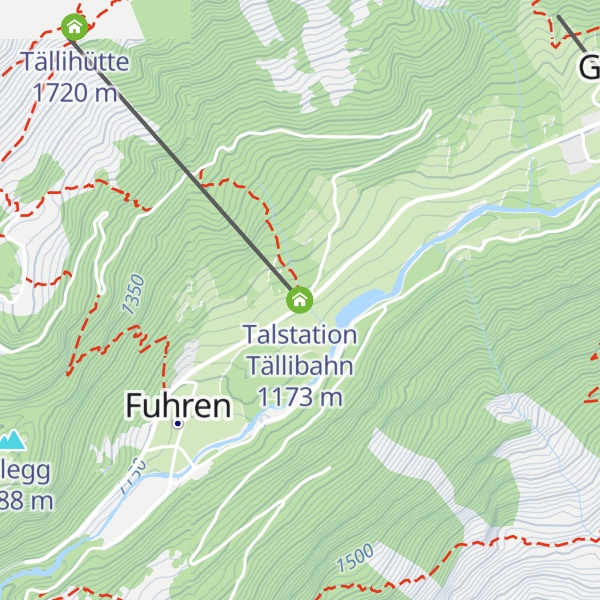 Map of Talstation Tällibahn