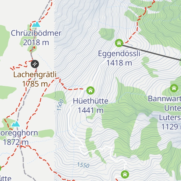 Map of Hüethütte