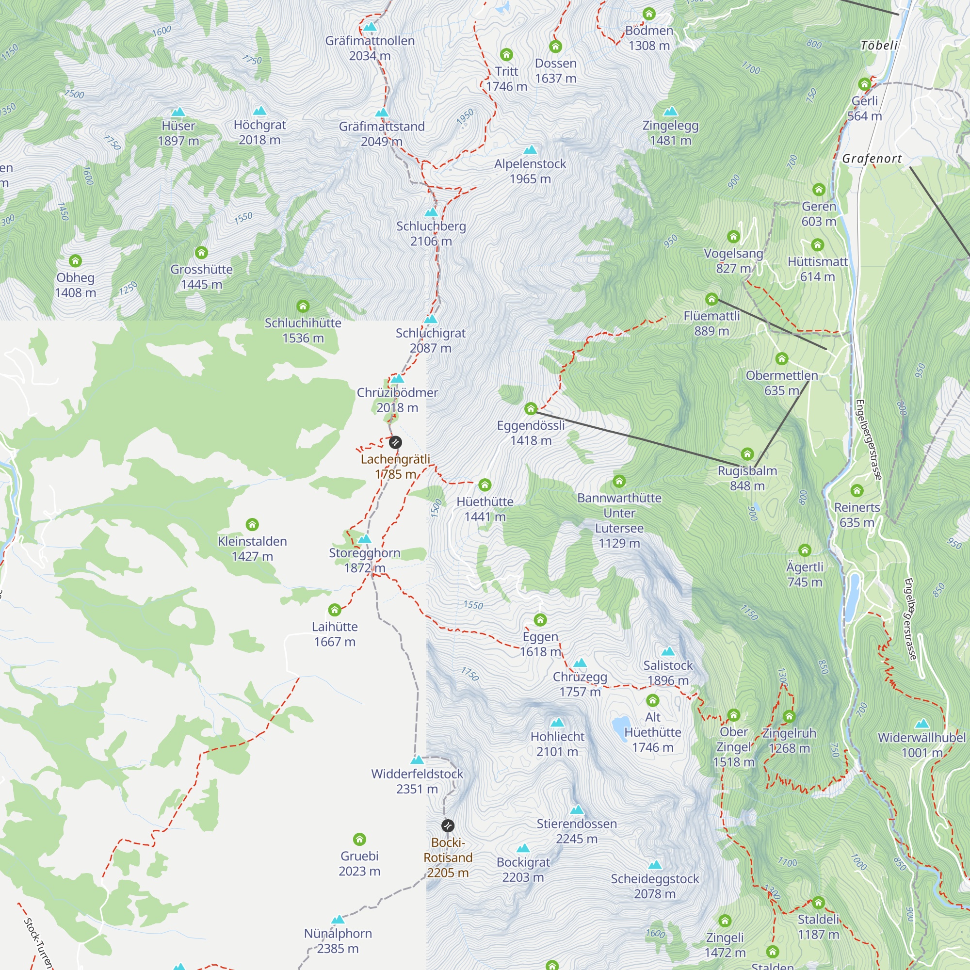 Hüethütte map