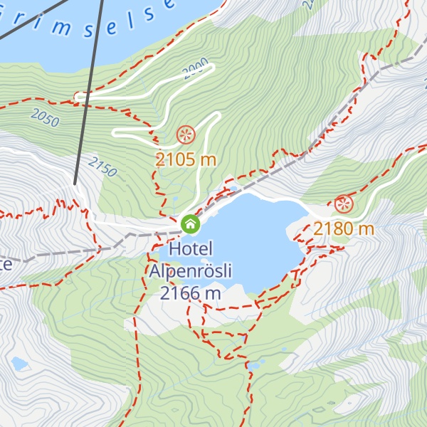 Map of Hotel Grimselpasshöhe
