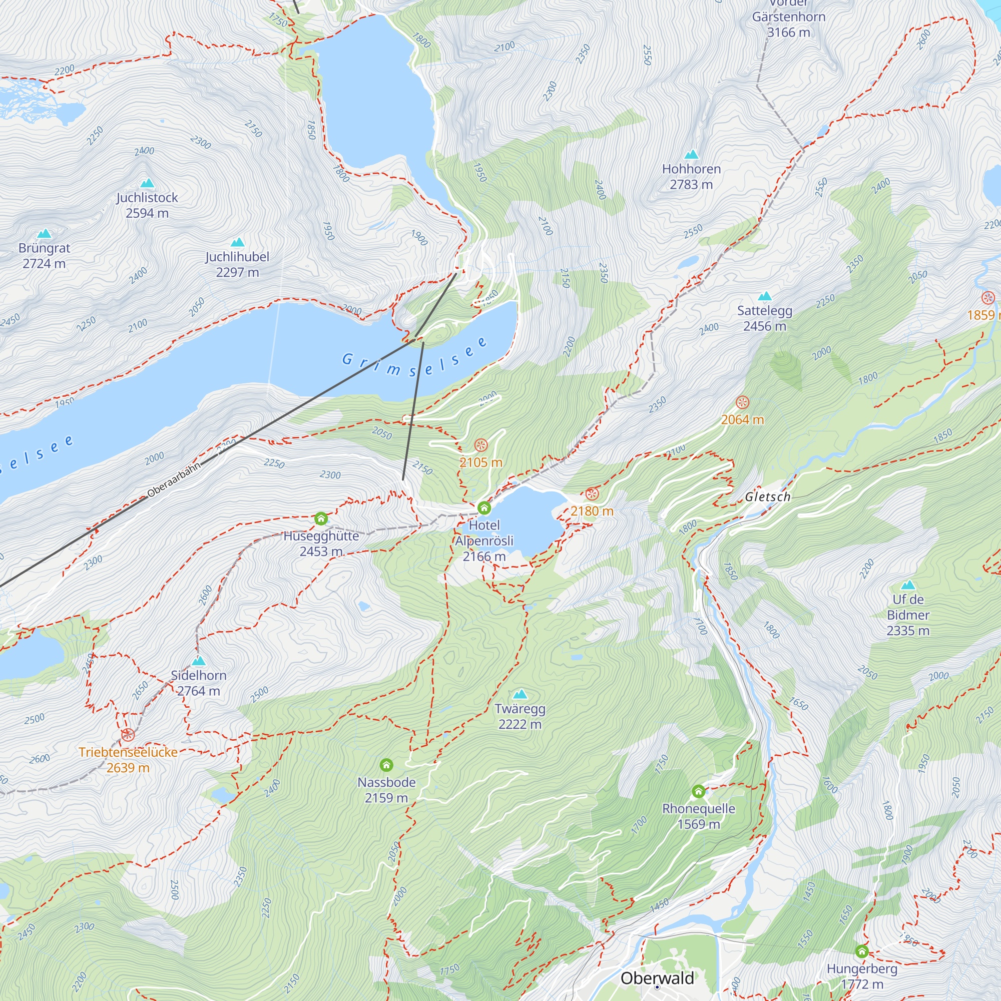 Hotel Grimselpasshöhe map