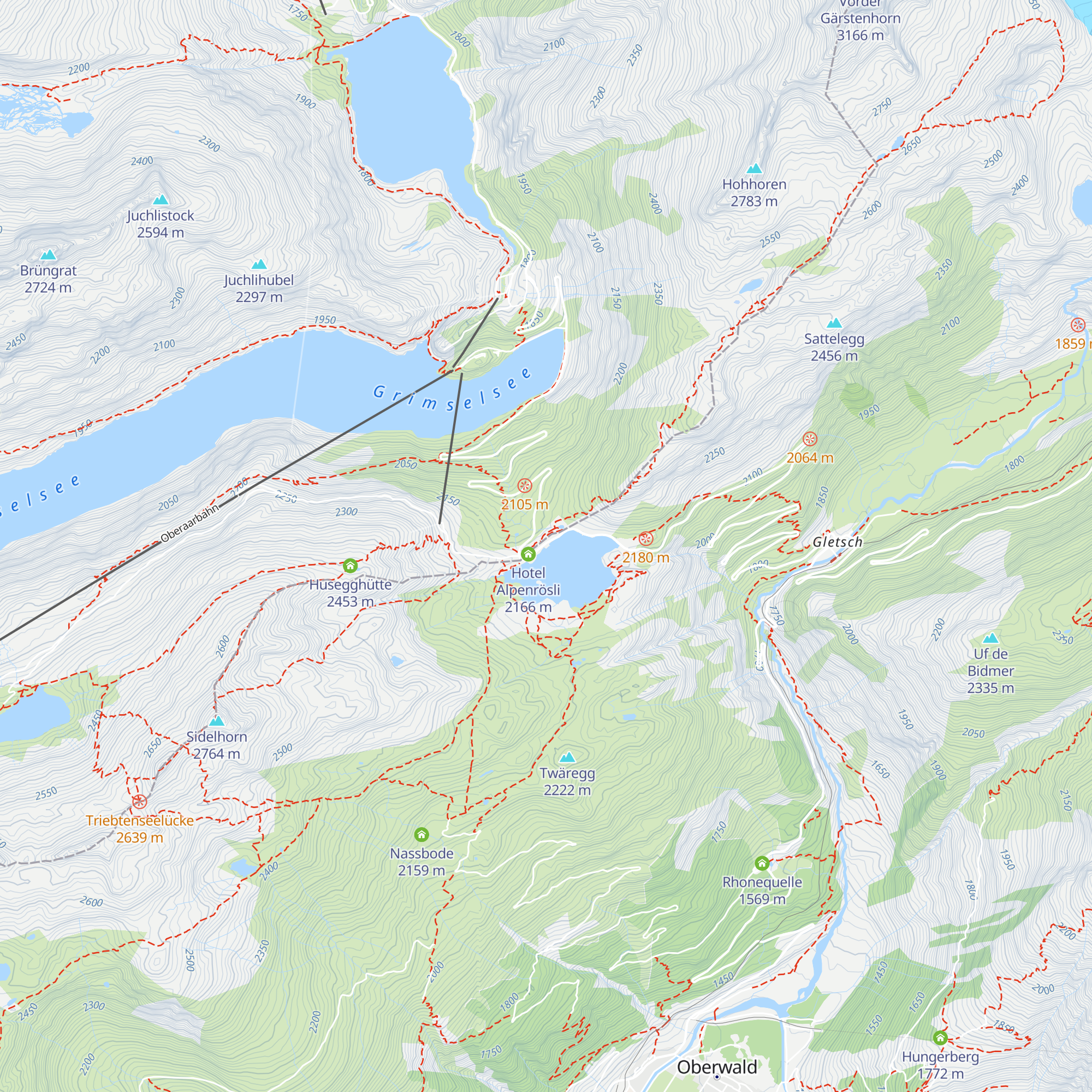 Hotel Grimselpasshöhe map