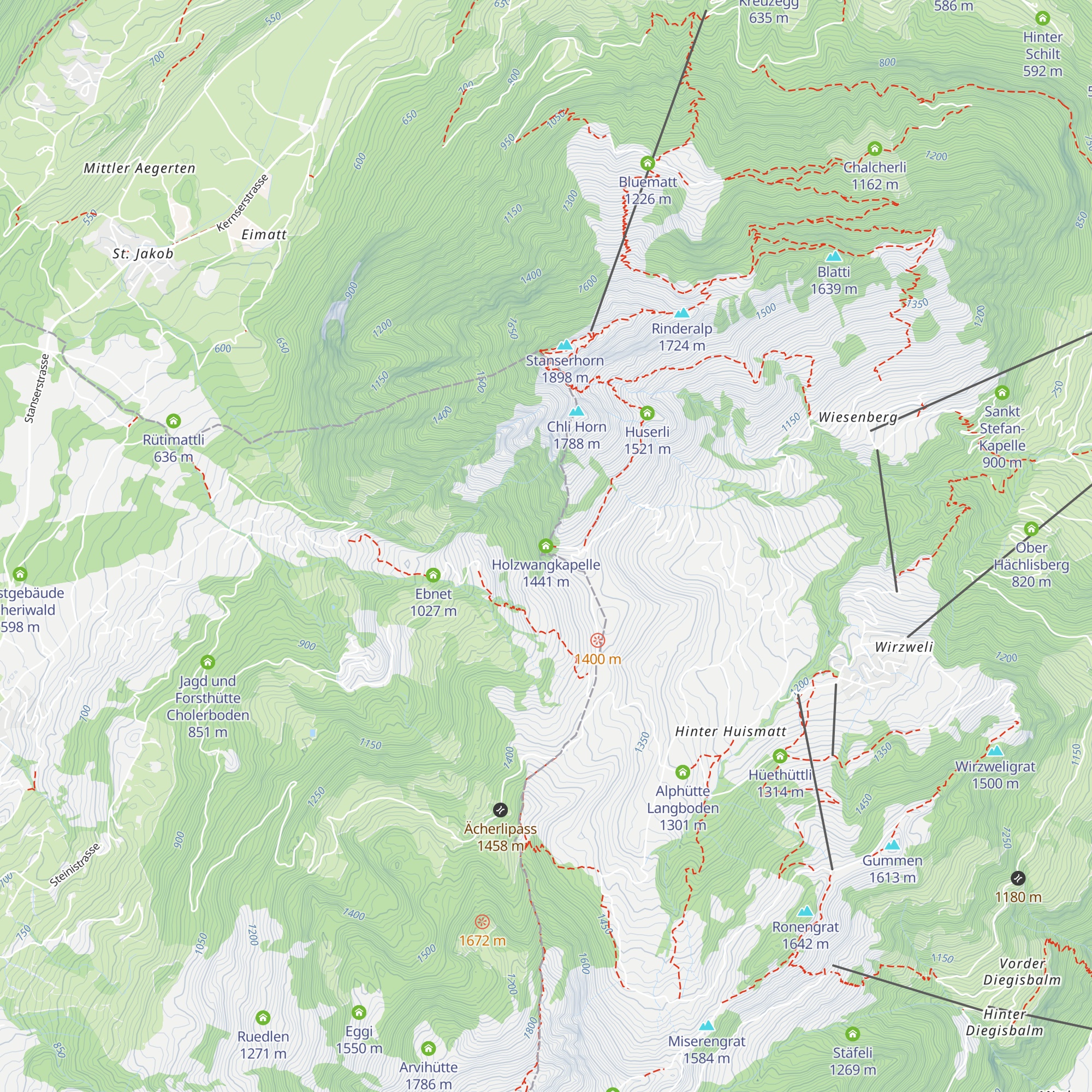Holzwangkapelle map