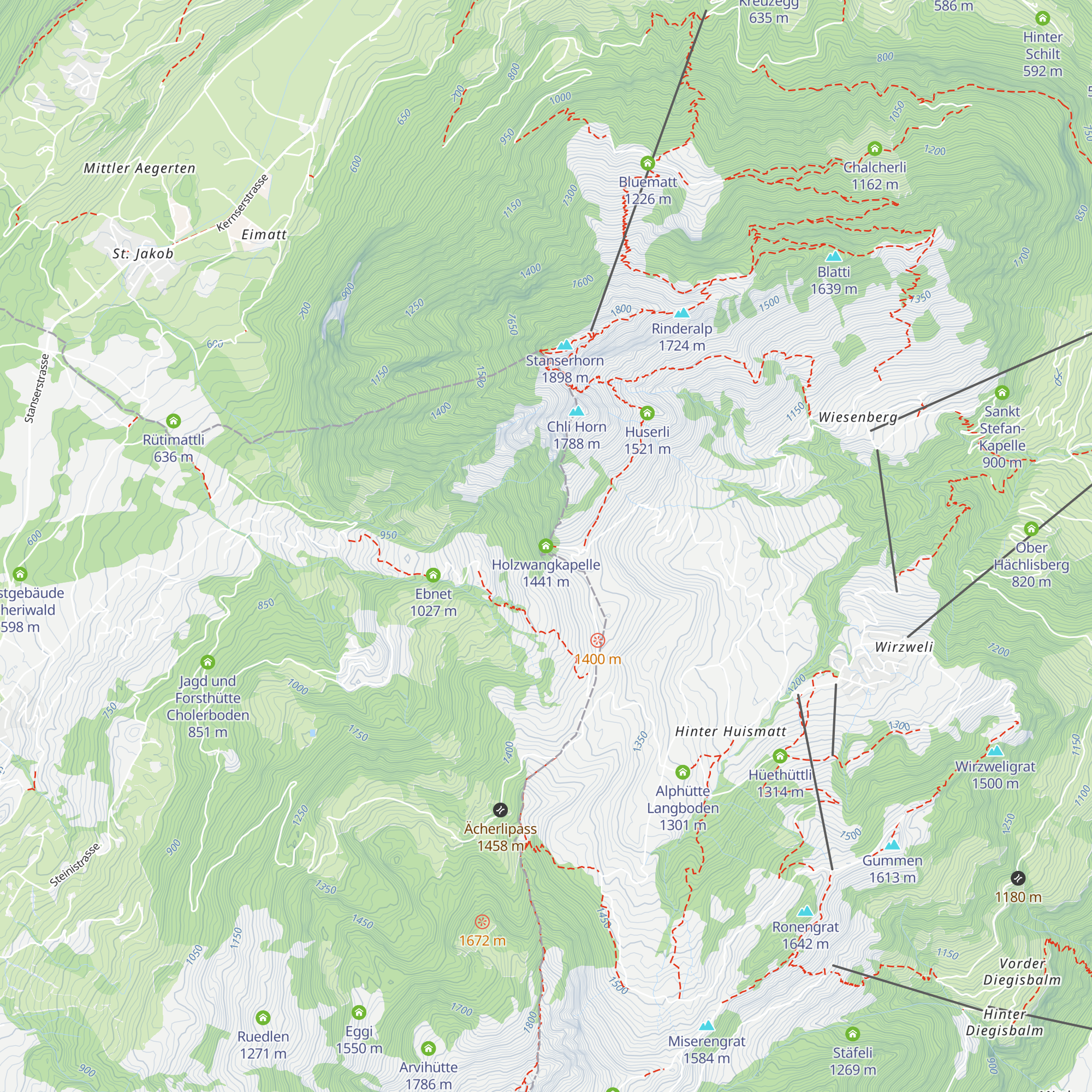Holzwangkapelle map