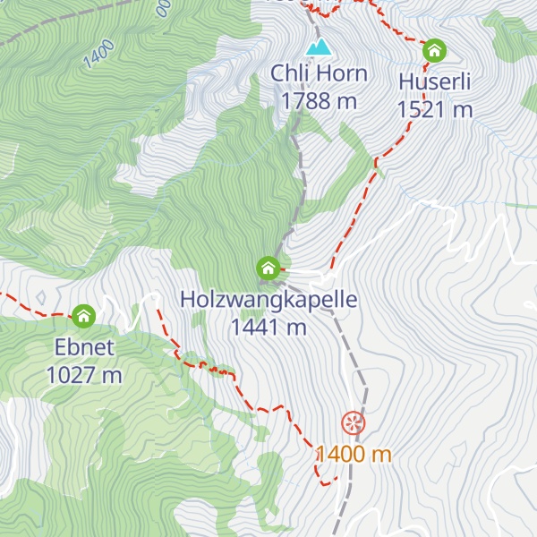 Map of Holzwangkapelle