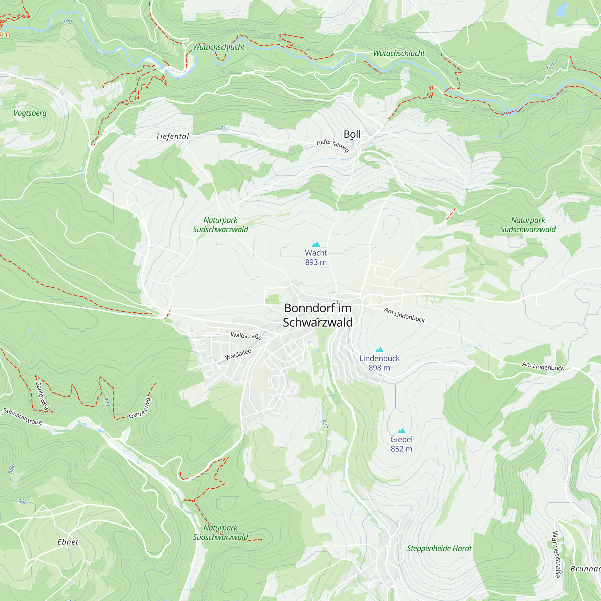 Infopunkt Bonndorf map