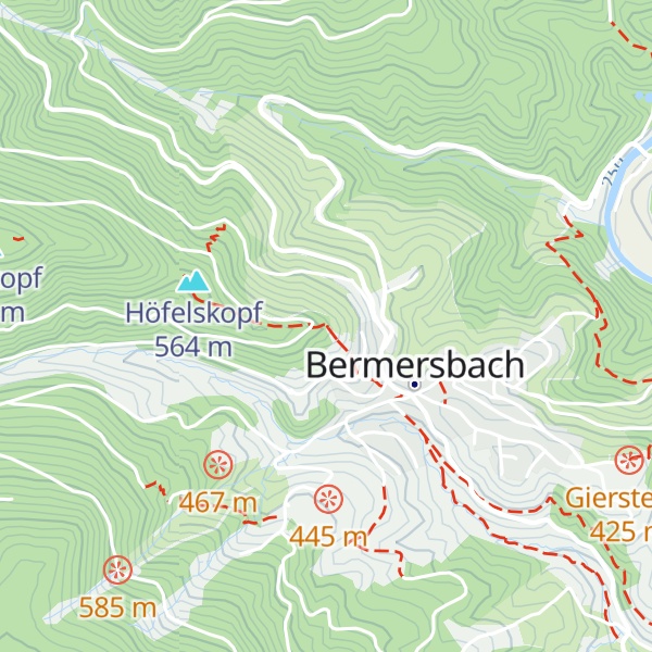 Map of Höfelskopfhütte