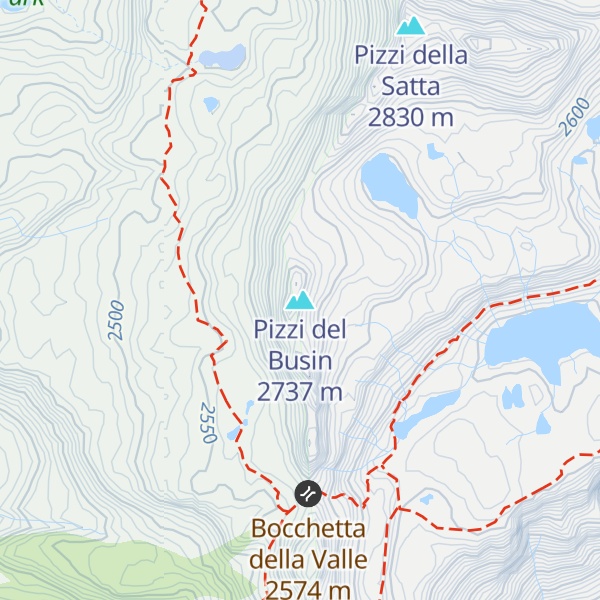Map of Pizzi del Busin