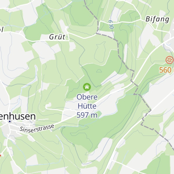 Map of Obere Hütte