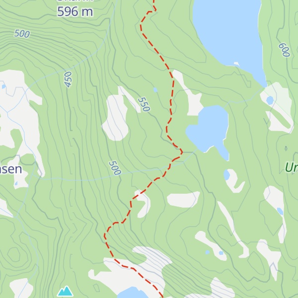 Map of Våkensperfjella