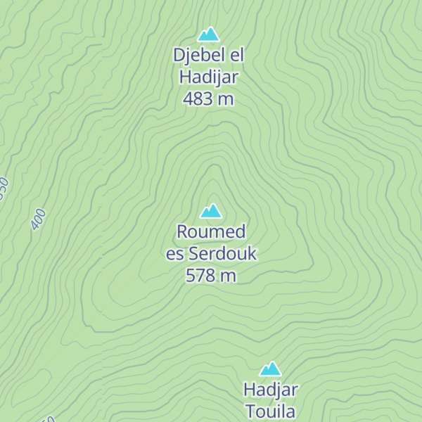 Map of Roumed es Serdouk