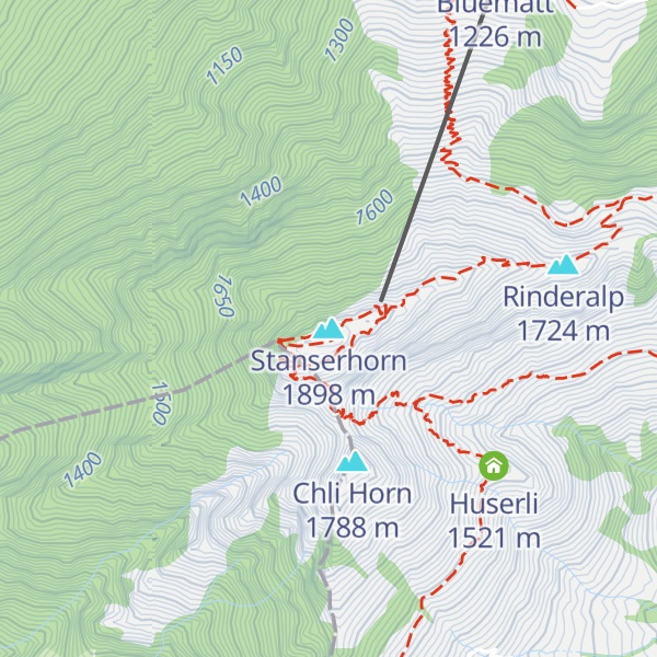 Map of Stanserhorn