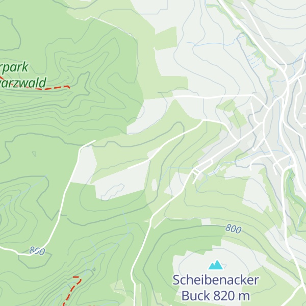 Map of Fuchsberghütte