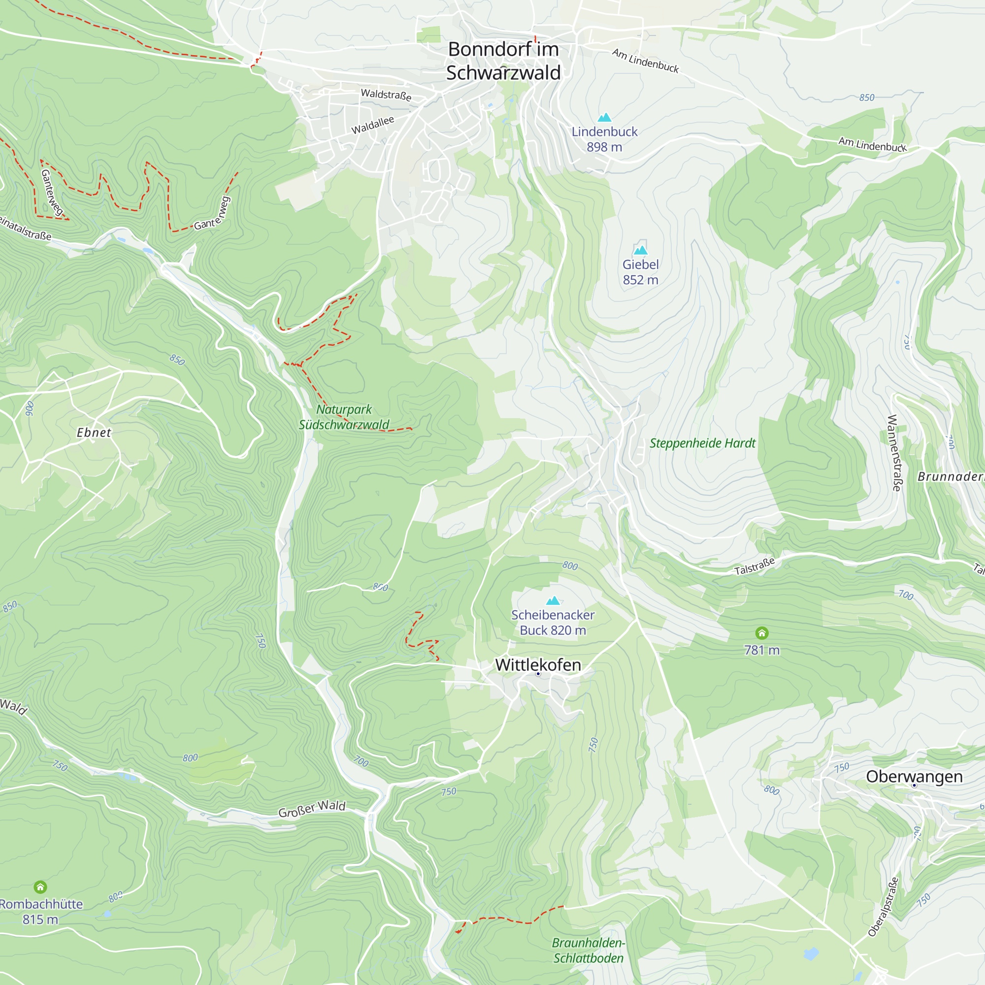 Fuchsberghütte map