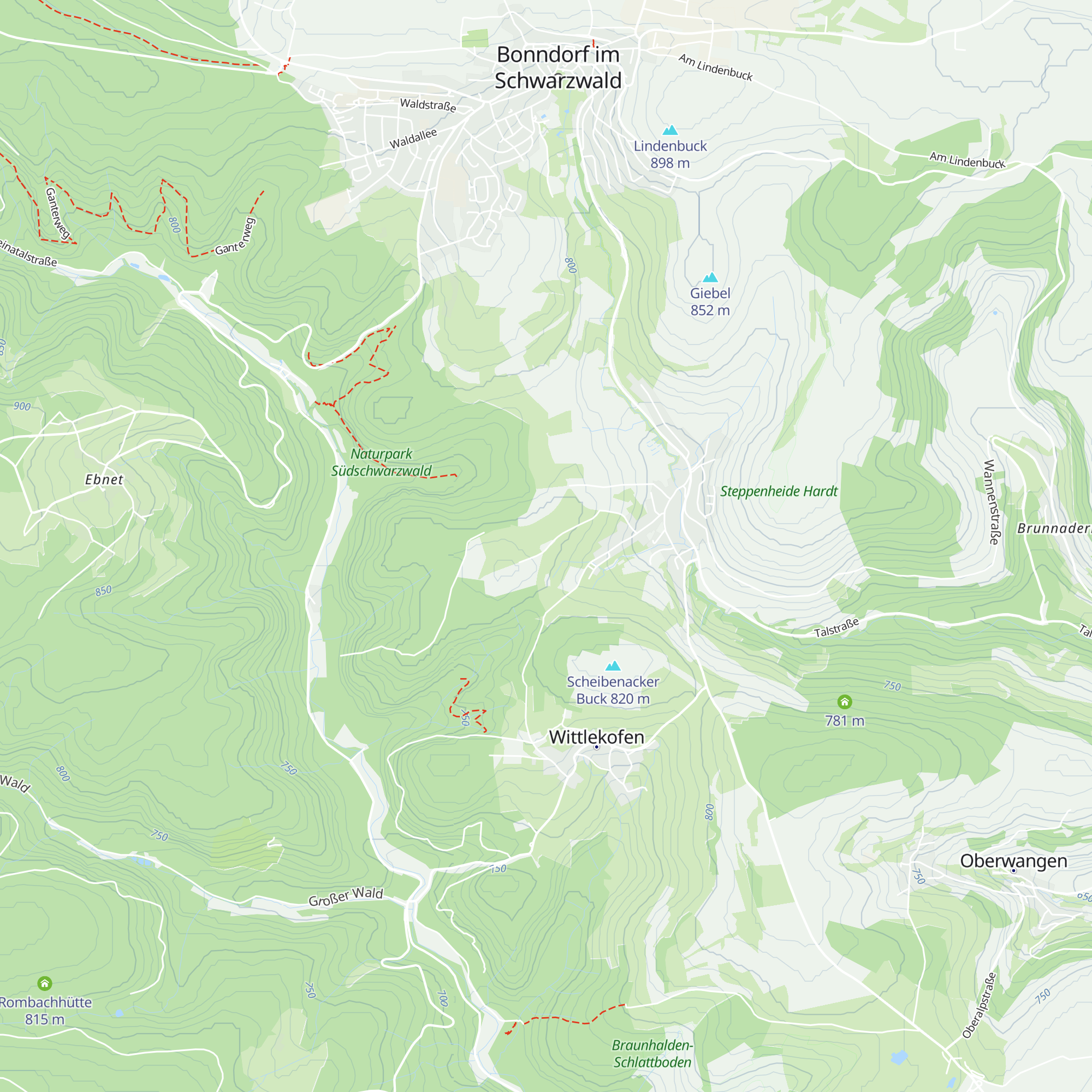Fuchsberghütte map