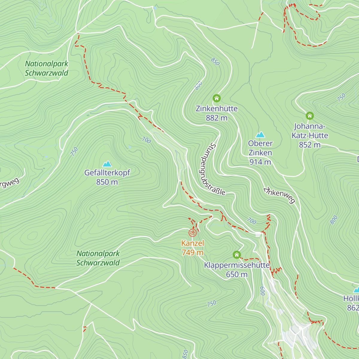 Wiesenhütte map