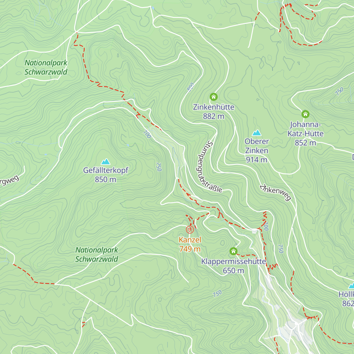 Wiesenhütte map