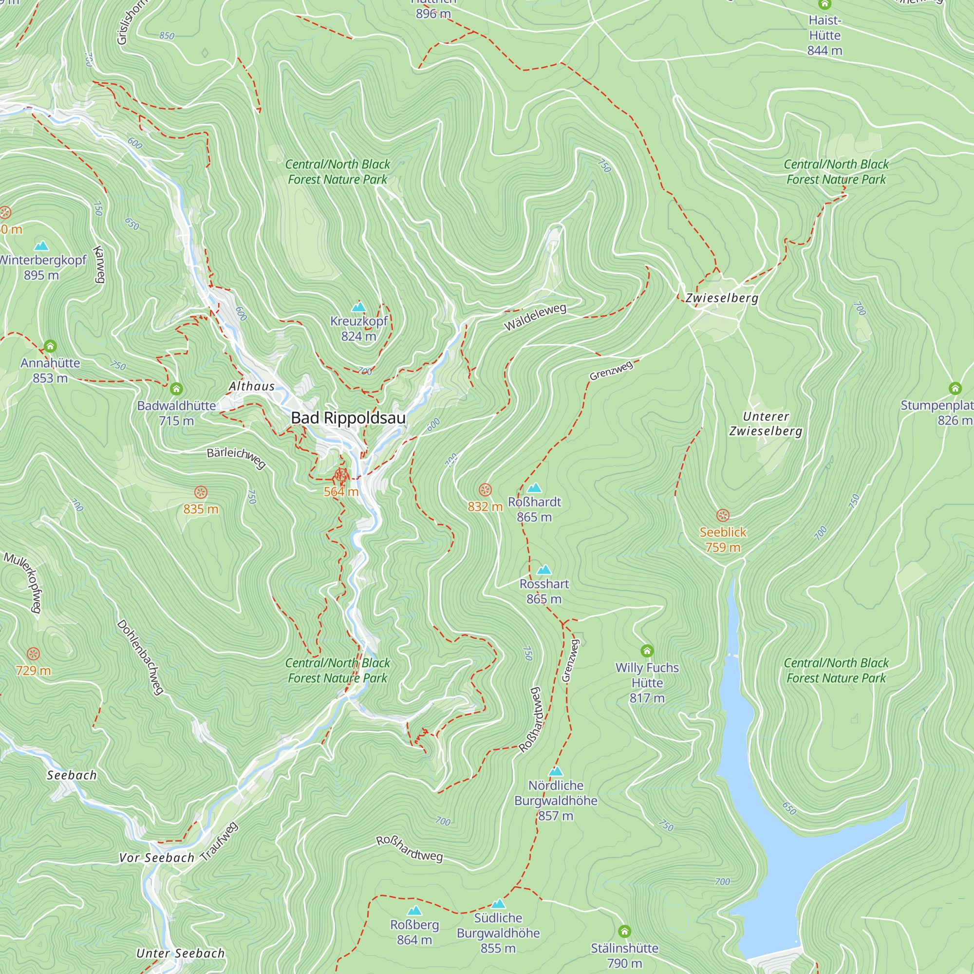 Roßhardthütte map