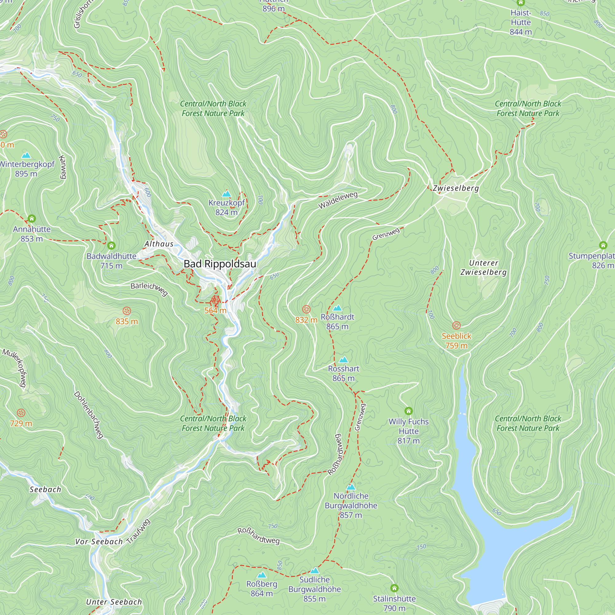 Roßhardthütte map
