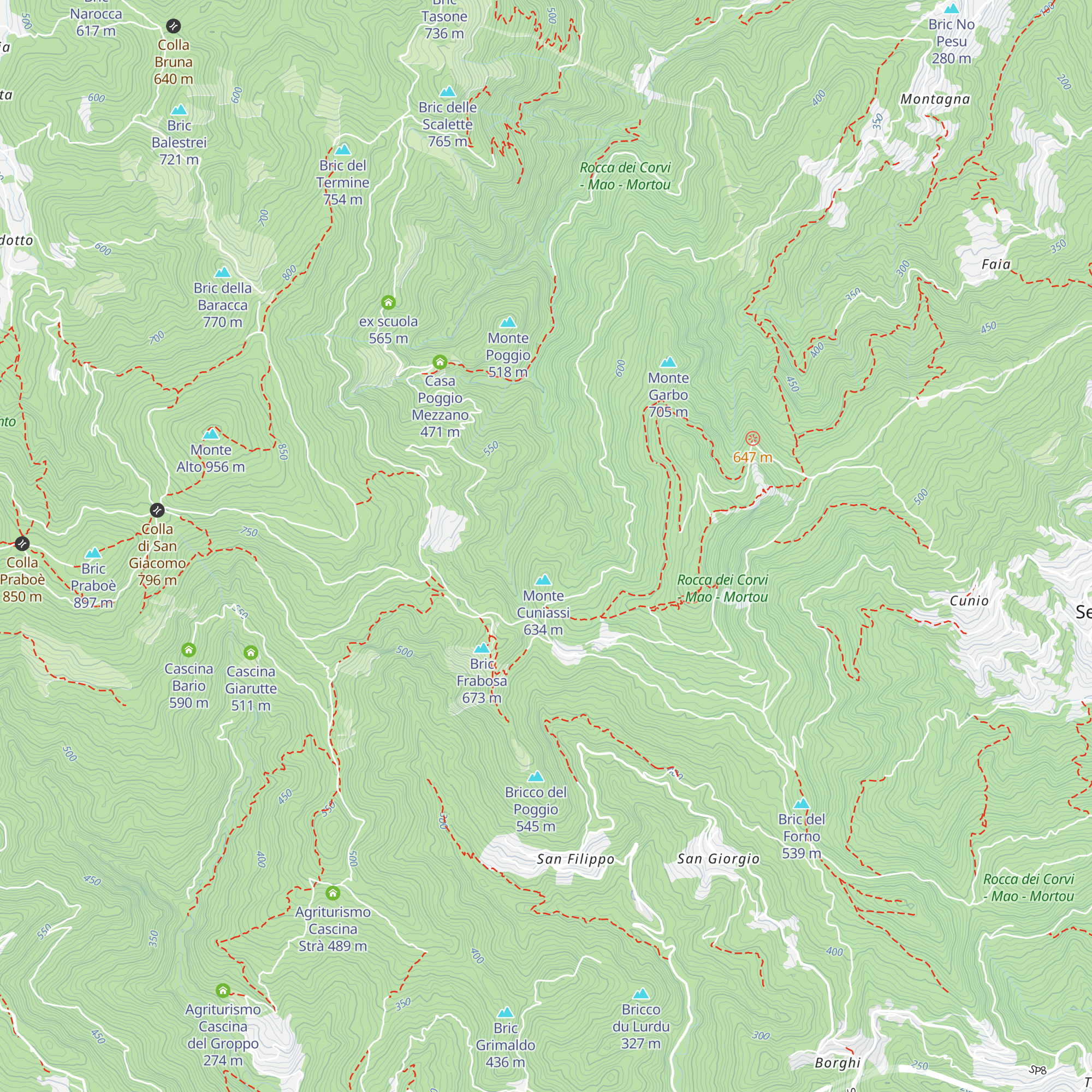 B&B A cà di Foi map