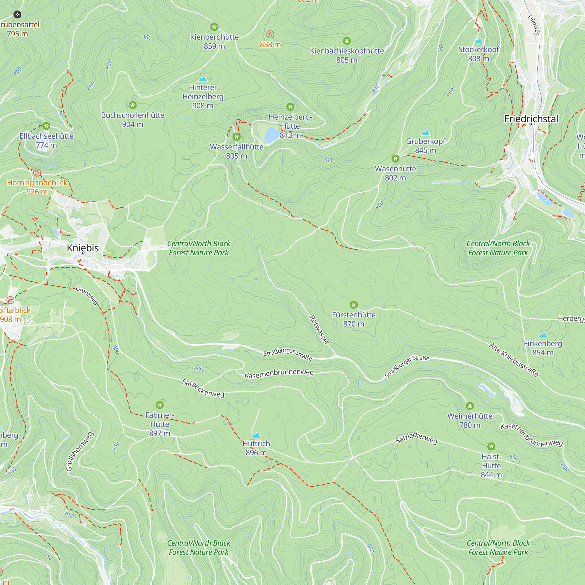 Rotwasser Hütte map
