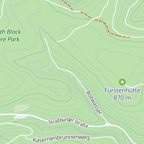 Map of Rotwasser Hütte