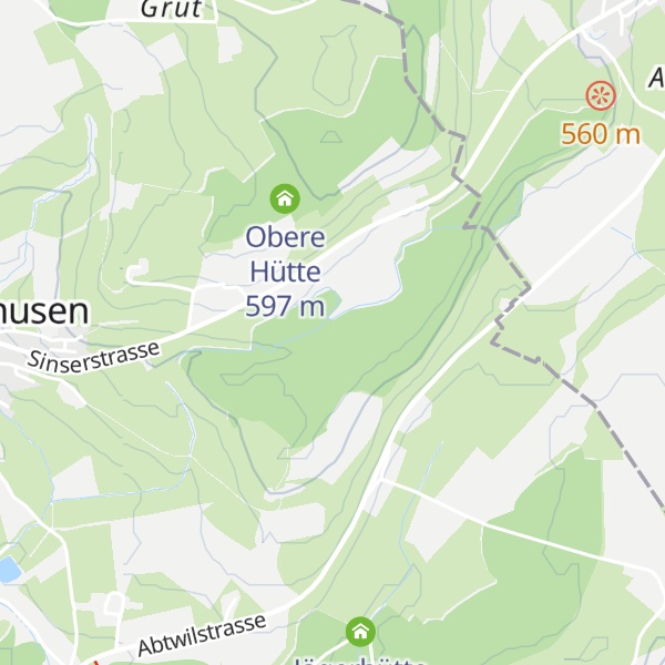Map of Waldhütte Eienwald