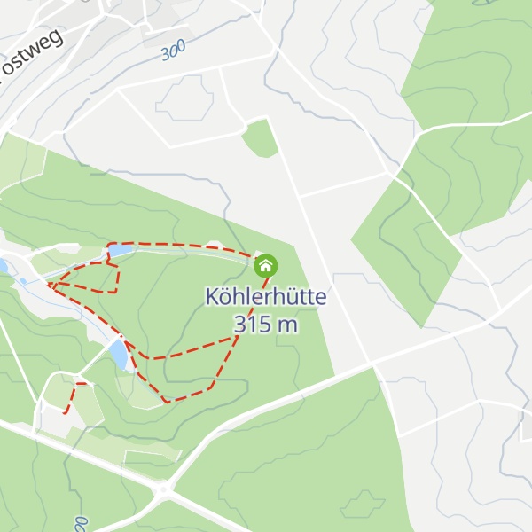 Map of Köhlerhütte