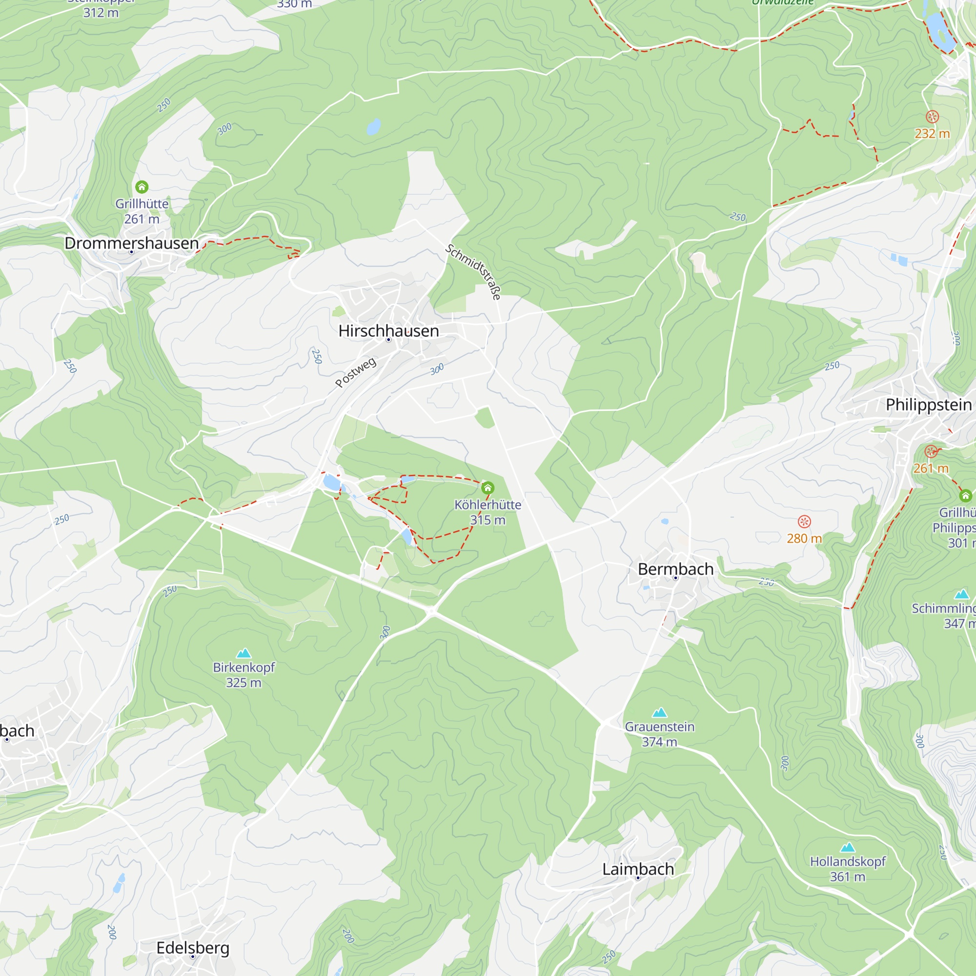 Köhlerhütte map