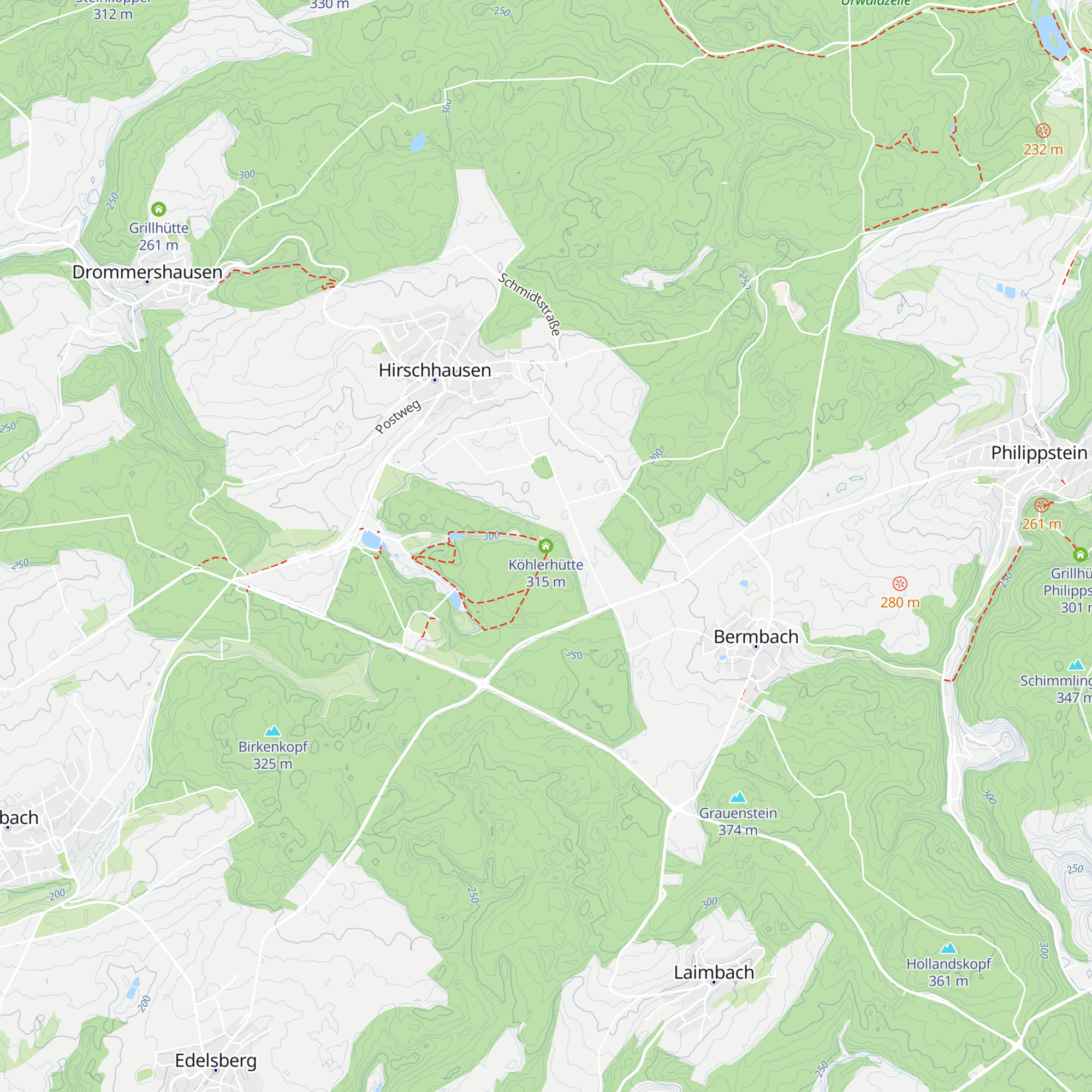 Köhlerhütte map