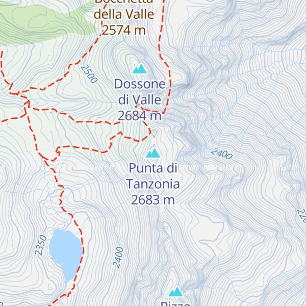 Map of Punta di Tanzonia